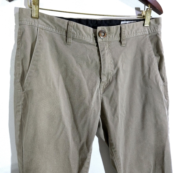 Volcom | Men's Light Tan Pants - Picture 2 of 10